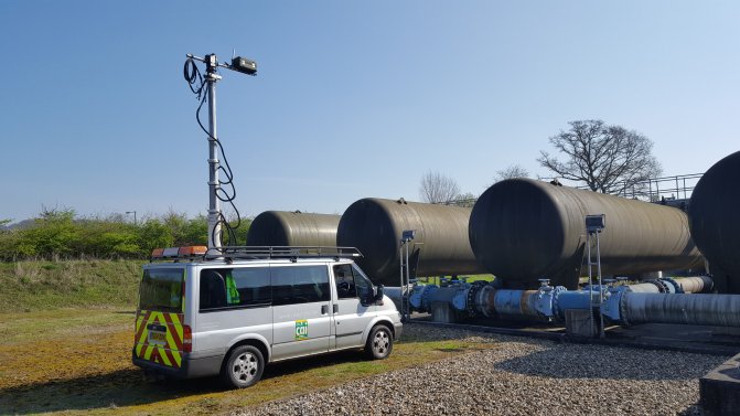Thames Water elevated 2G, 3G and 4G signal surveys Thames Water elevated 2G, 3G and 4G signal surveys
